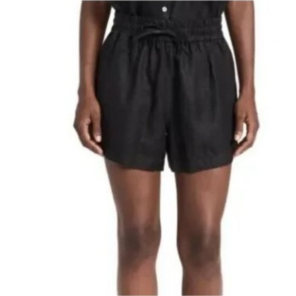 AYR Women's High Waist Black Shorts - Picture 1 of 2